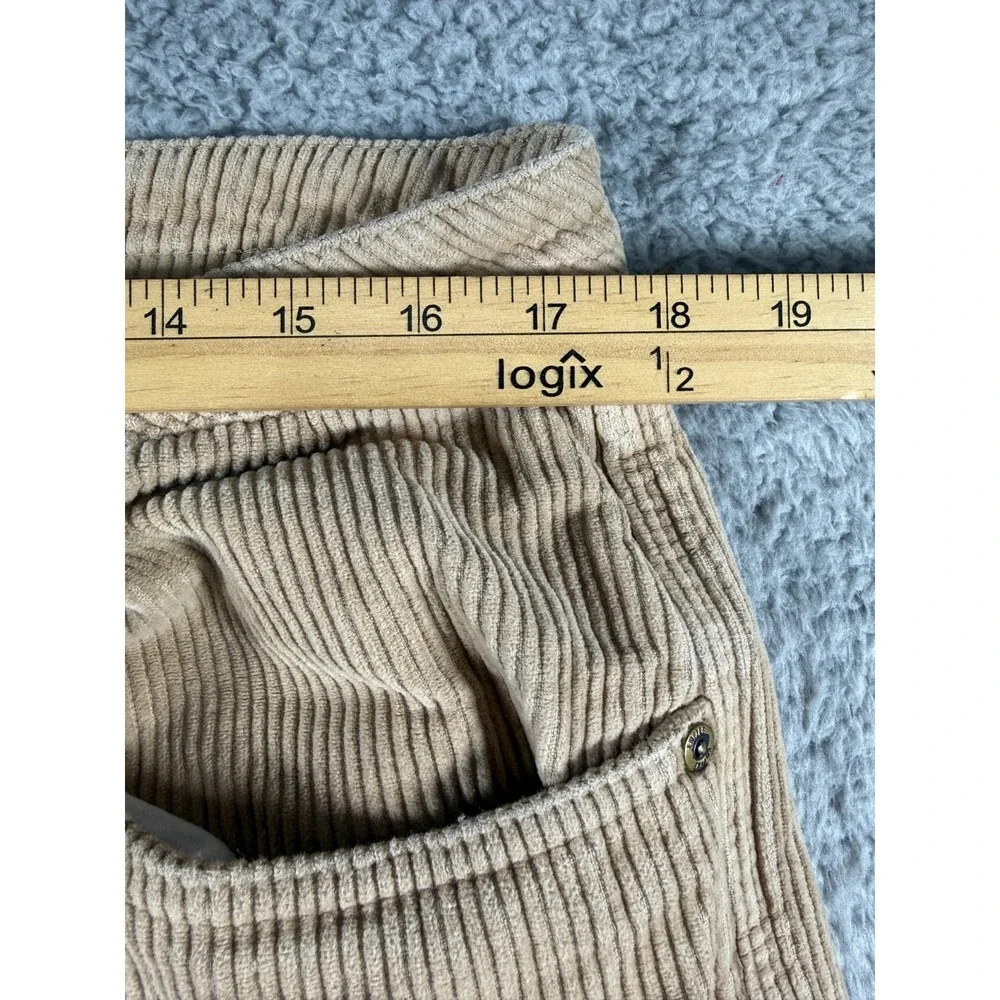 Empyre Relax Brown Khaki Corduroy Pants Mens 34x27 Skateboard Baggy Casual